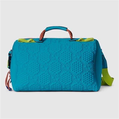 gucci scuba bag|Medium GG scuba duffle bag in electric blue scuba .